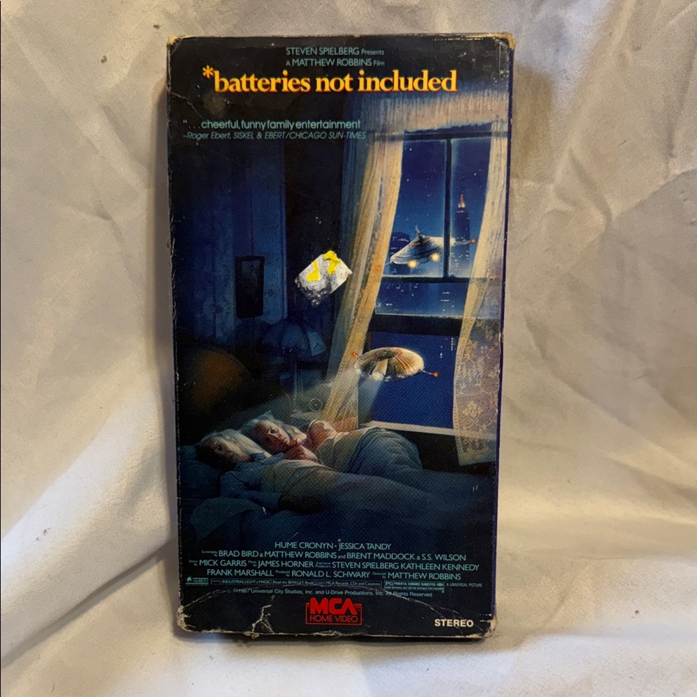 Batteries Not Included VHS Tape